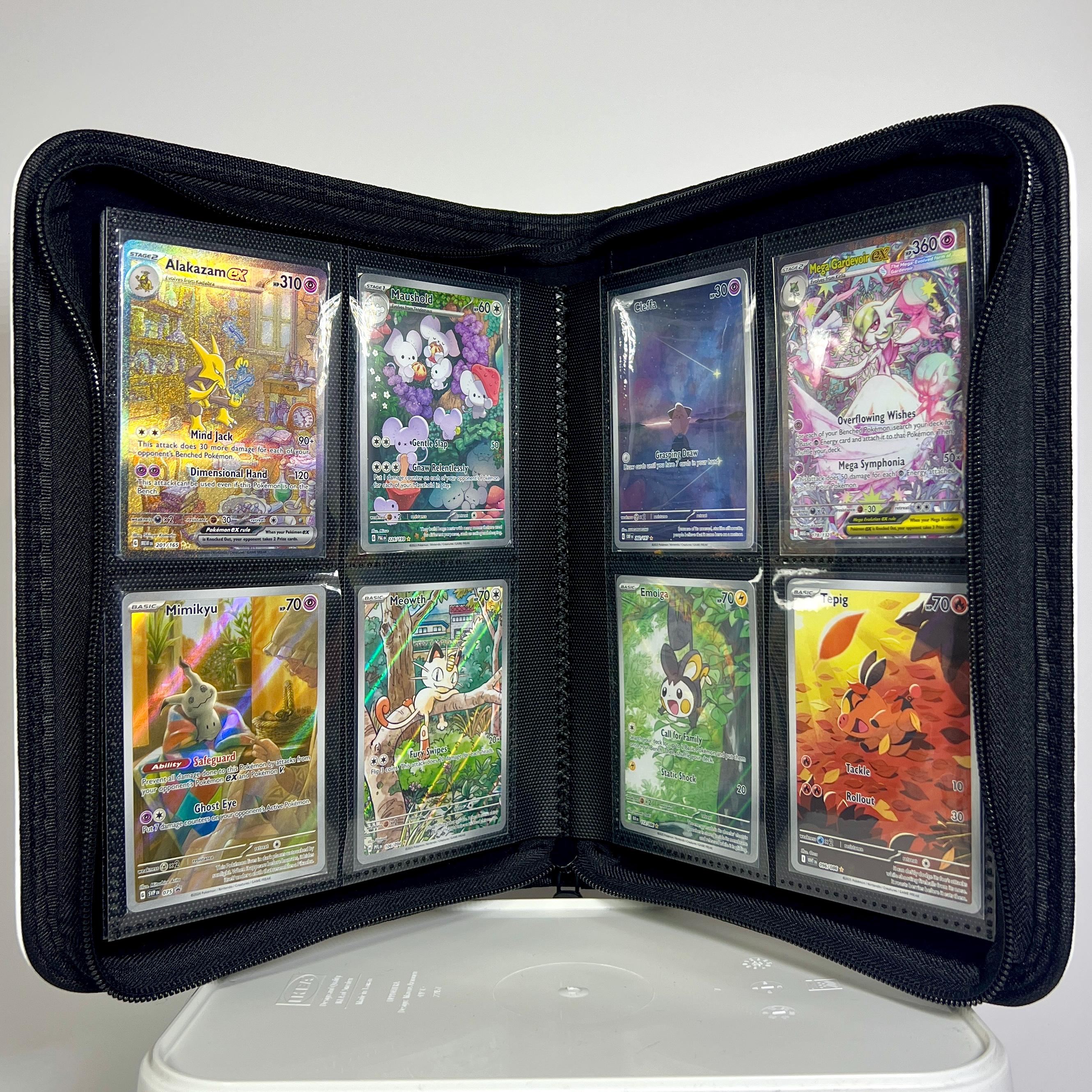 Pokemon Binder 4 / 9 Pockets | Maushold Pokemon Theme, Ringless Design.  *keychain Sold Separately* - Etsy