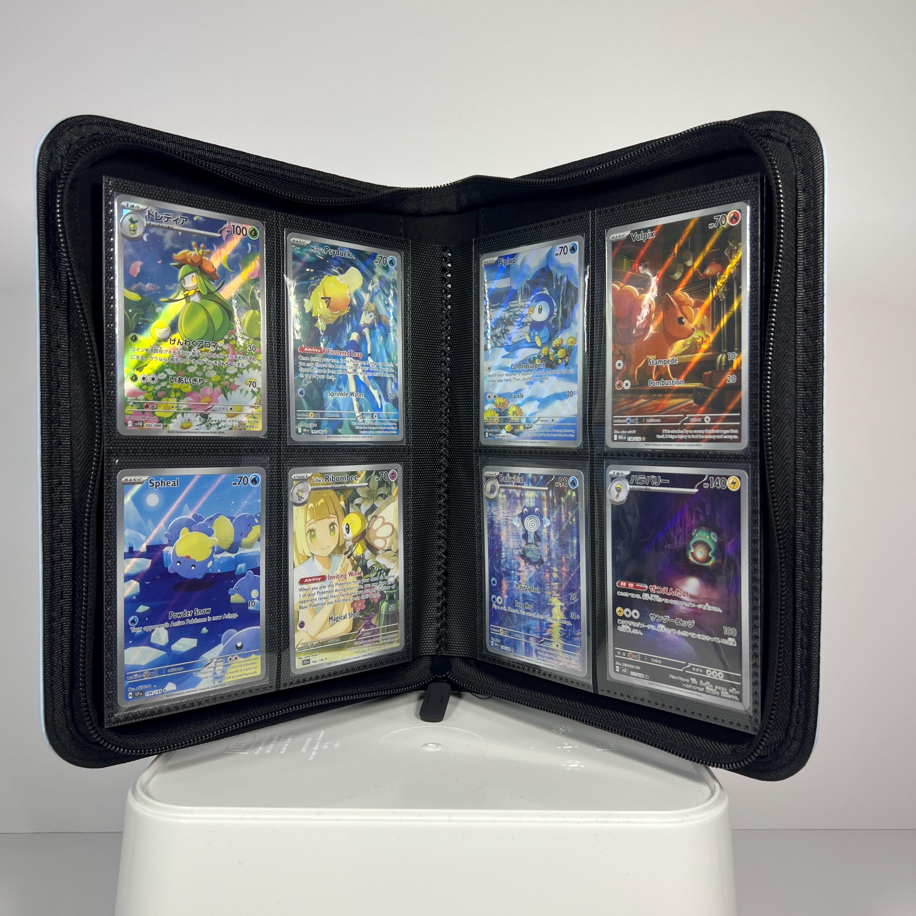 Pokemon Binder 4 / 9 Pockets | Psyduck Pokemon Theme, Ringless Design.  *keychain Sold Separately* - Etsy