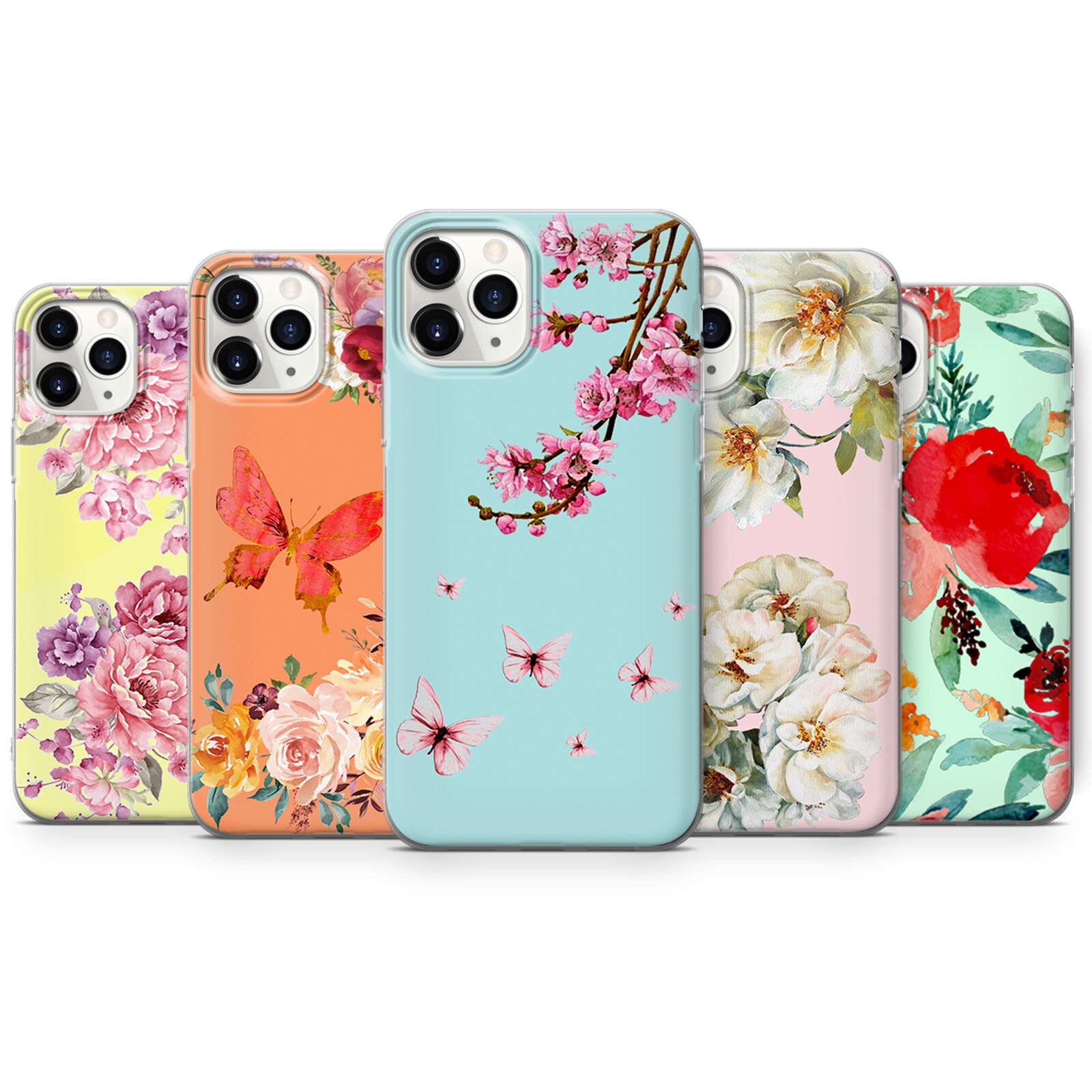 Aesthetic flower phone case Floral phone cover for iPhone 6 Etsy