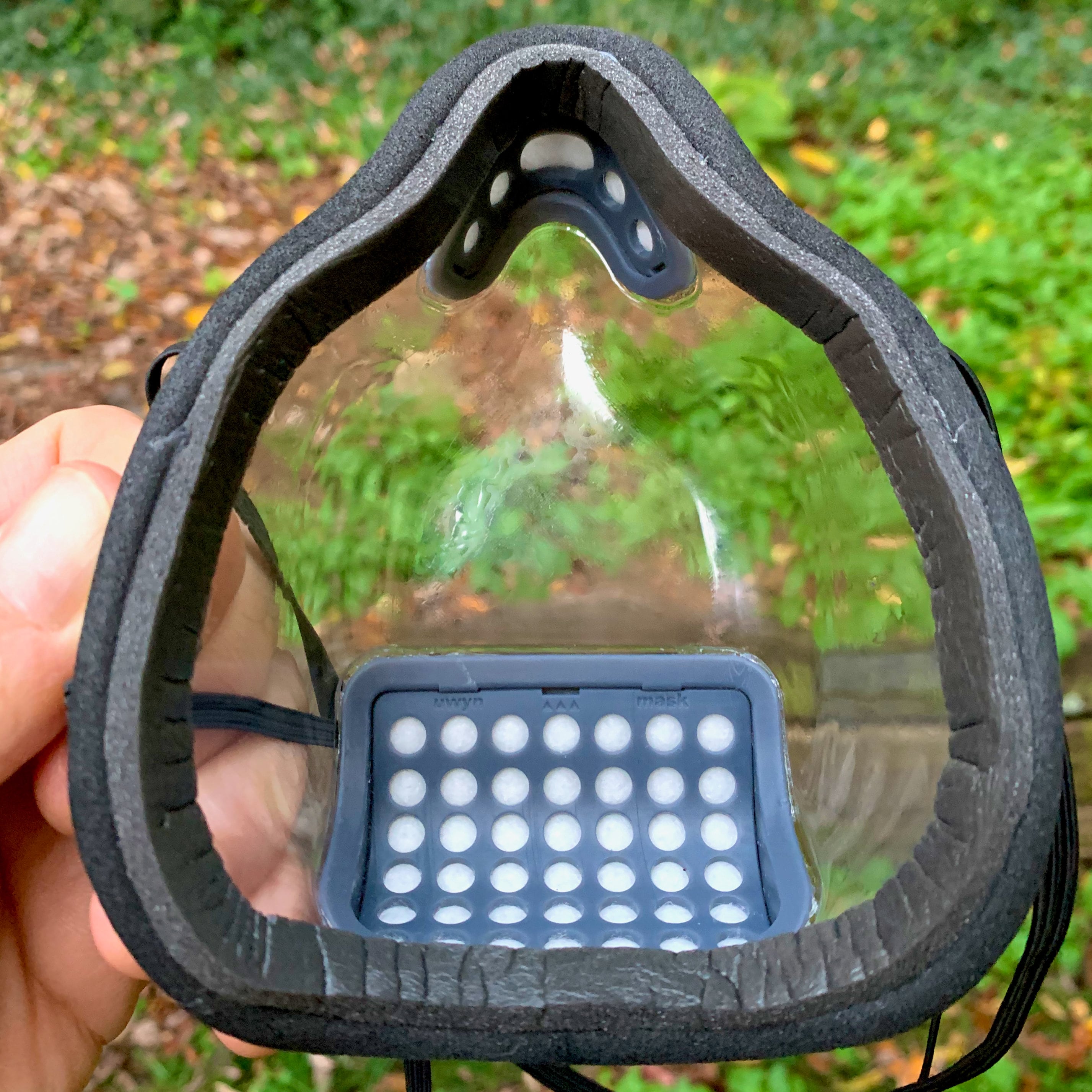 Transparent Reusable Face Mask With Filter Inserts 100 Etsy Canada