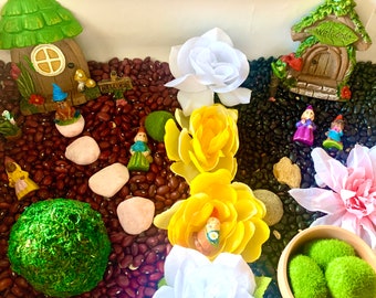 Garden Sensory Bin, Sensory Activity, Preschool Activity, Preschoolers, Boys and Girls, Educational, Fun, Play