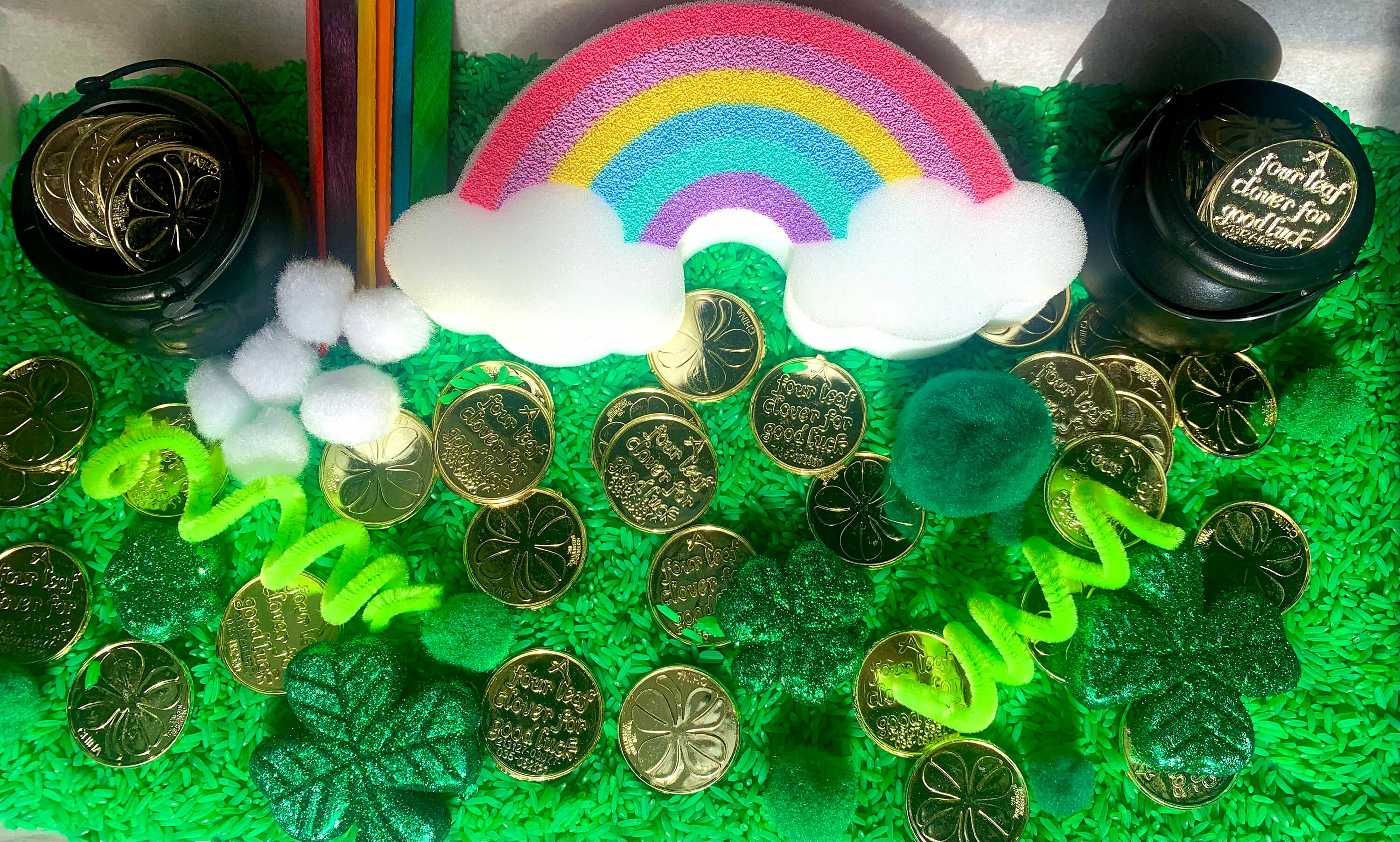 Saint Patricks Day Sensory Bin Sensory Bin Sensory - Etsy