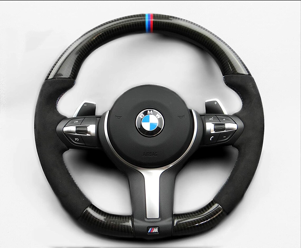 BMW F30 F22 F32 F33 Carbon Black Alcantara Steering Wheel with Etsy