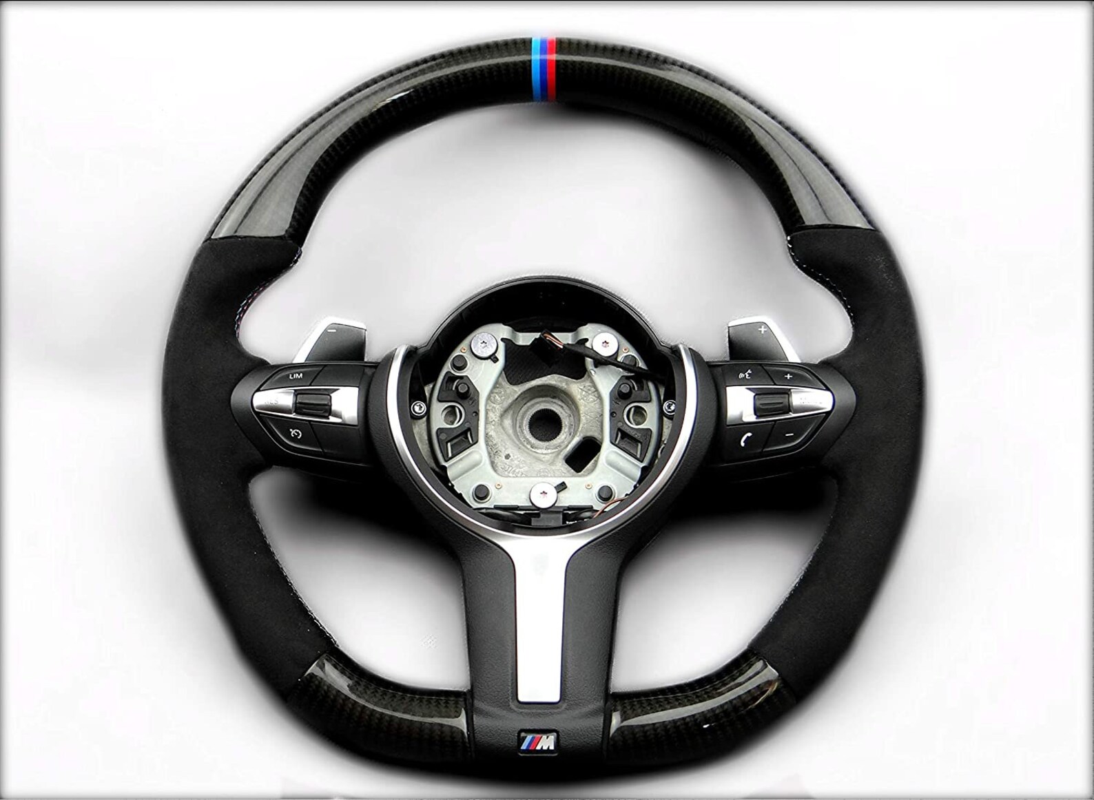 BMW F30 F22 F32 F33 Carbon Black Alcantara Steering Wheel with Etsy