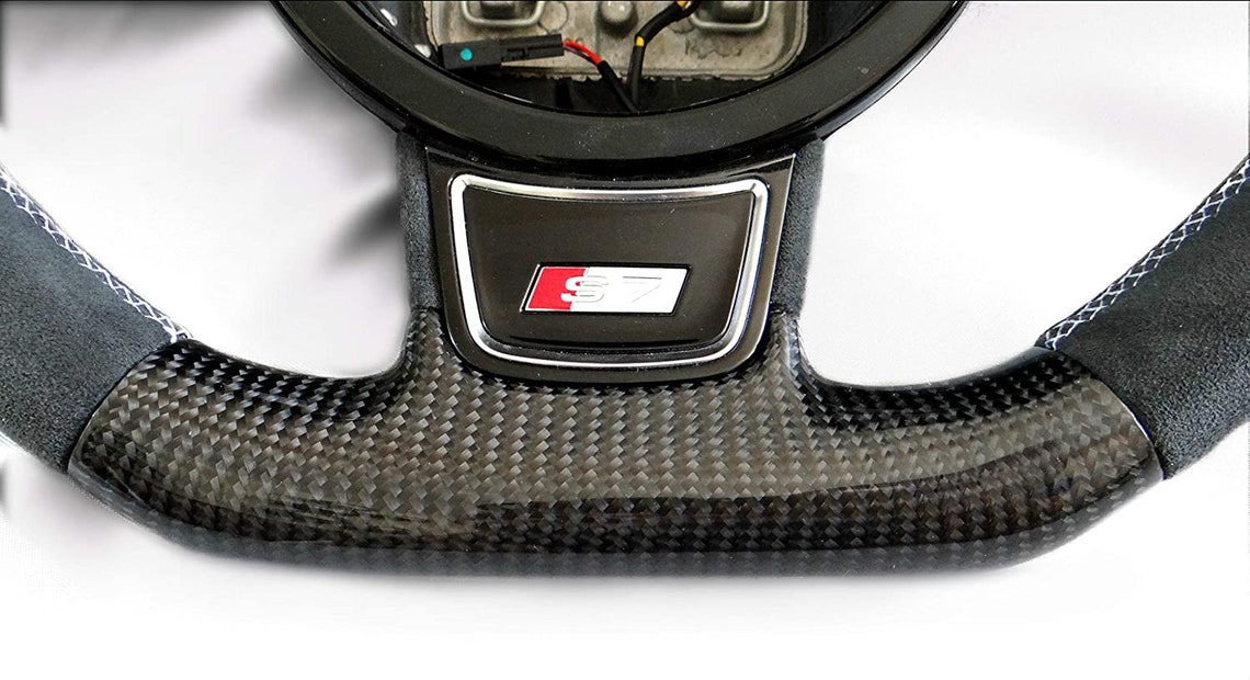 Audi A7 S7 RS7 Carbon Alcantara Steering Wheel with Paddle Etsy