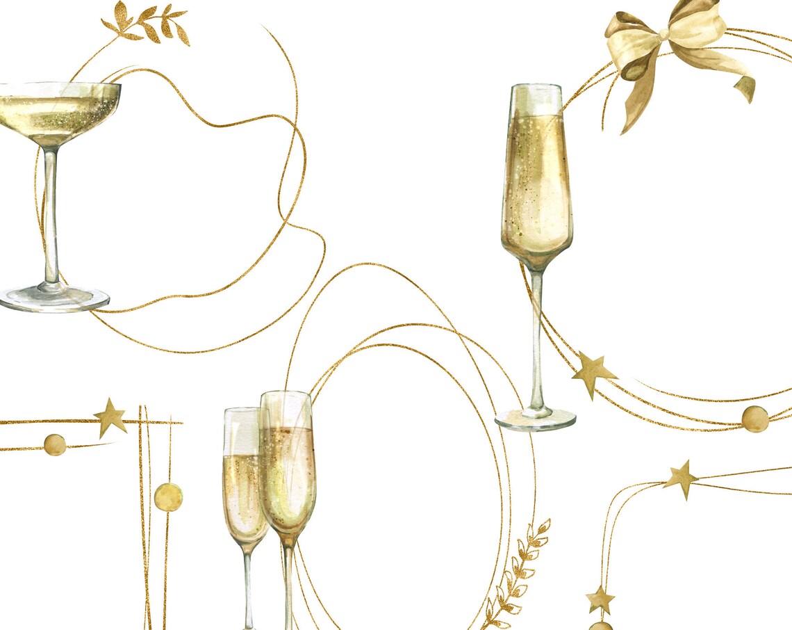 Watercolor Champagne Clipart Gold Line And Champagne Glass PNG Gold watercolor-champagne-clipart-gold-line-and-champagne-glass-png-gold