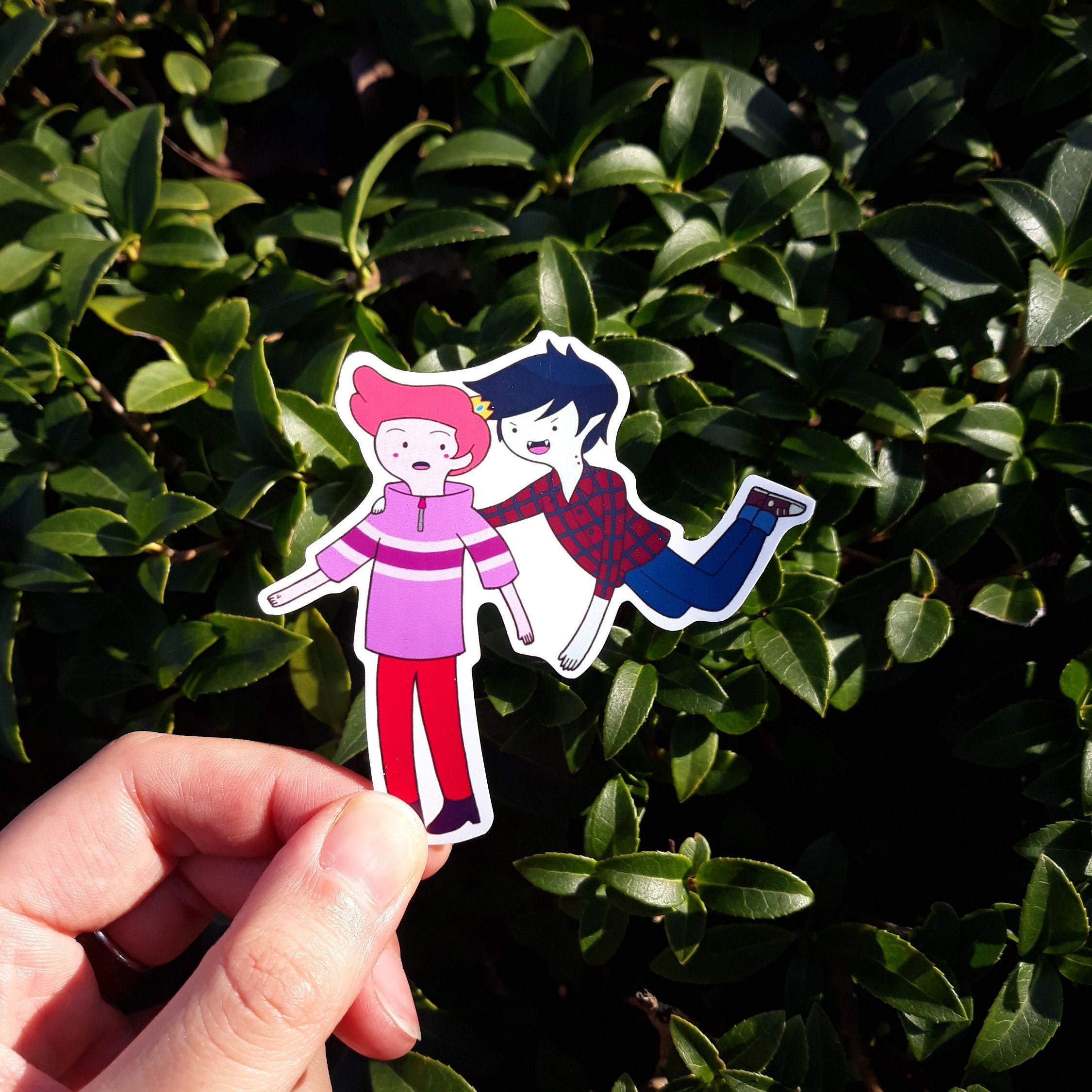 Marshall Lee X Prince Gumball Sticker Waterproof Vinyl - Etsy