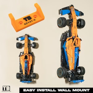 Vertical Wall Mount for LEGO McLaren F1 Wall Mount - 42141