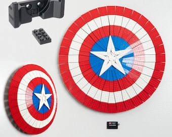 Wall Mount for LEGO Captain America's Shield-76262