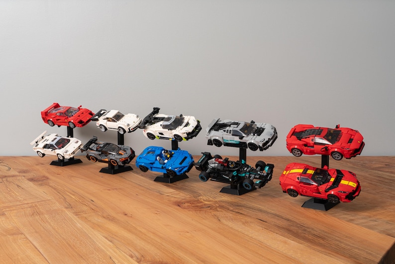 2 Tier Riser Display for Lego Speed Champions - Etsy