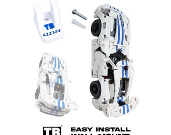 Vertical Wall Mount for LEGO Technic Dodge Viper GTS-R Sports Car-42234