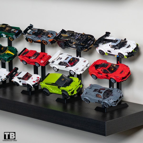 3 Tier Riser Display BUILD YOUR OWN for Lego Speed Champions