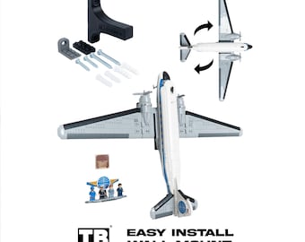 Wall Mount for LEGO Icons Douglas DC-3 Airliner-11378