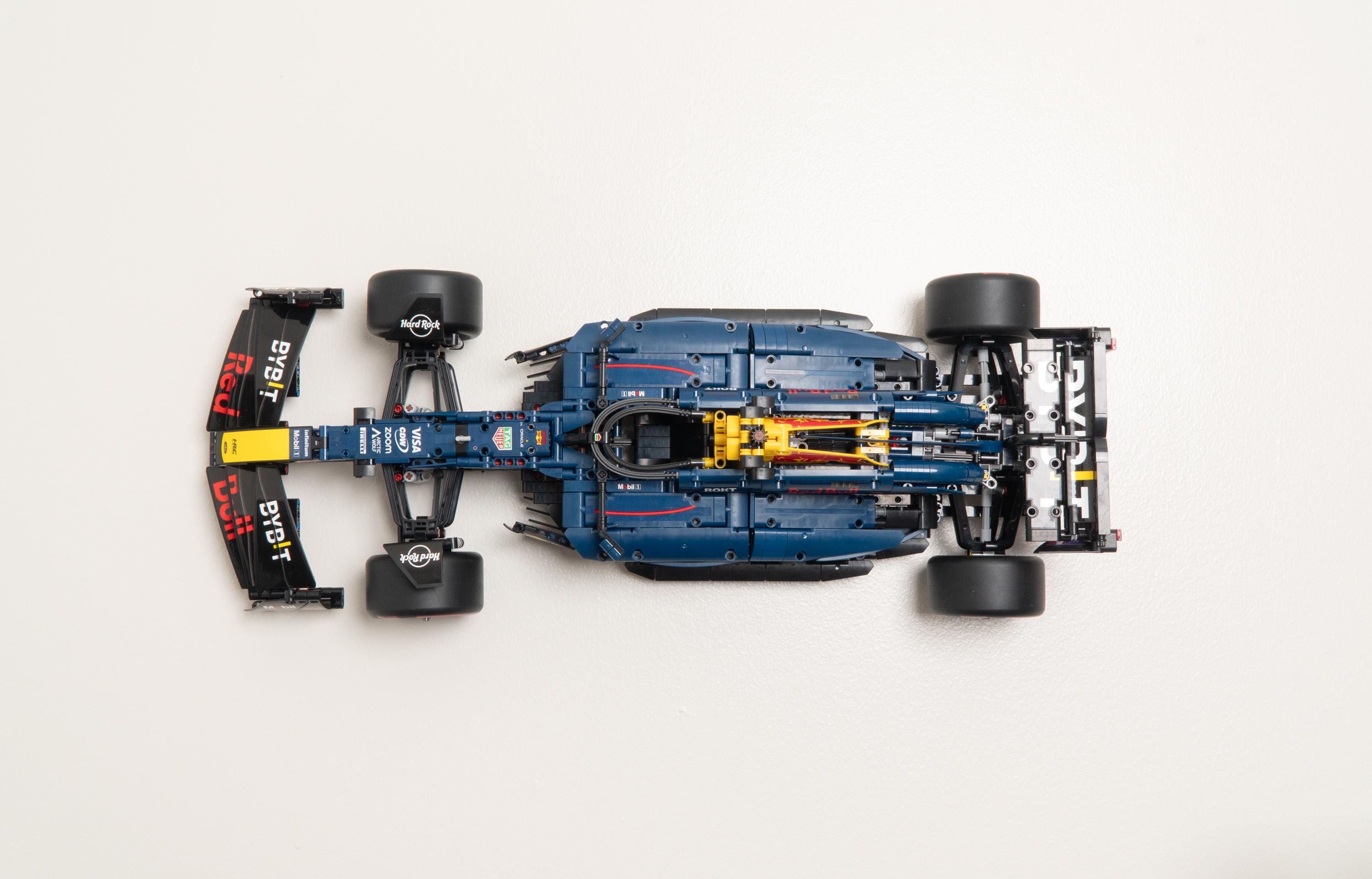 Horizontal Wall Mount for LEGO Technic Oracle Red Bull RB20 F1