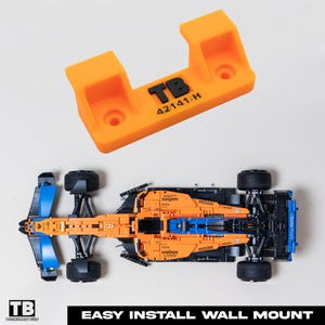 Horizontal Wall Mount for LEGO McLaren F1 Wall Mount - 42141