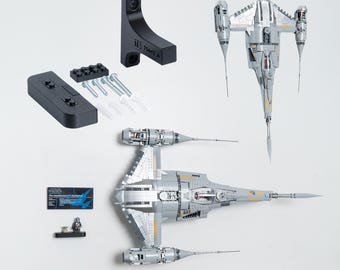 Vertical Wall Mount for LEGO The Mandalorian's N-1 Starfighter-75442