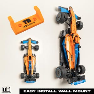 Vertical Wall Mount for LEGO McLaren F1 Wall Mount-42141