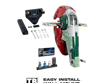 Vertical Wall Mount for LEGO Star Wars Boba Fett Slave 1-75060