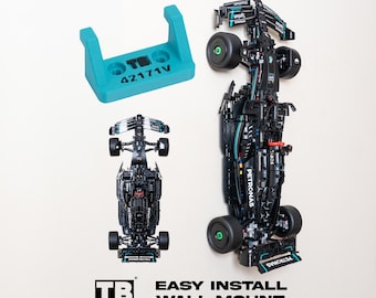 Vertical Wall Mount for LEGO Mercedes-AMG F1 W14-42171