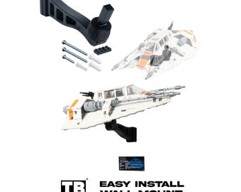 Cobra Arm Wall Mount Compatible With UCS Lego Star Wars Snowspeeder-75144