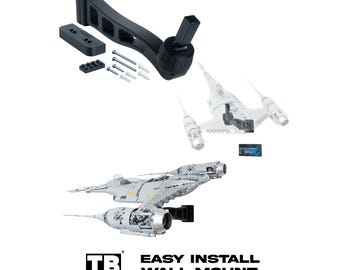 Cobra Arm Wall Mount Compatible With LEGO Star Wars The Mandalorian's N-1 Starfighter 75442