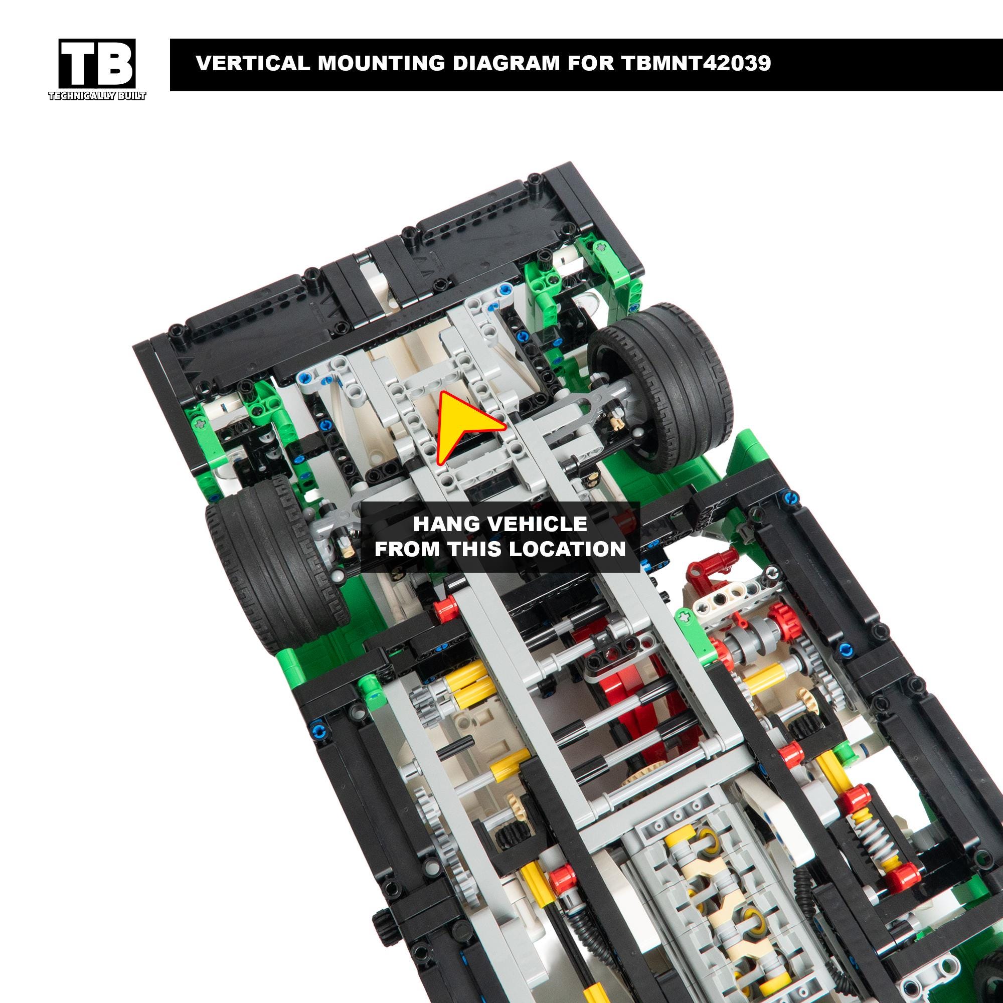 Wall Mount for LEGO Technic 24 Hour Race Car-42039 - Etsy