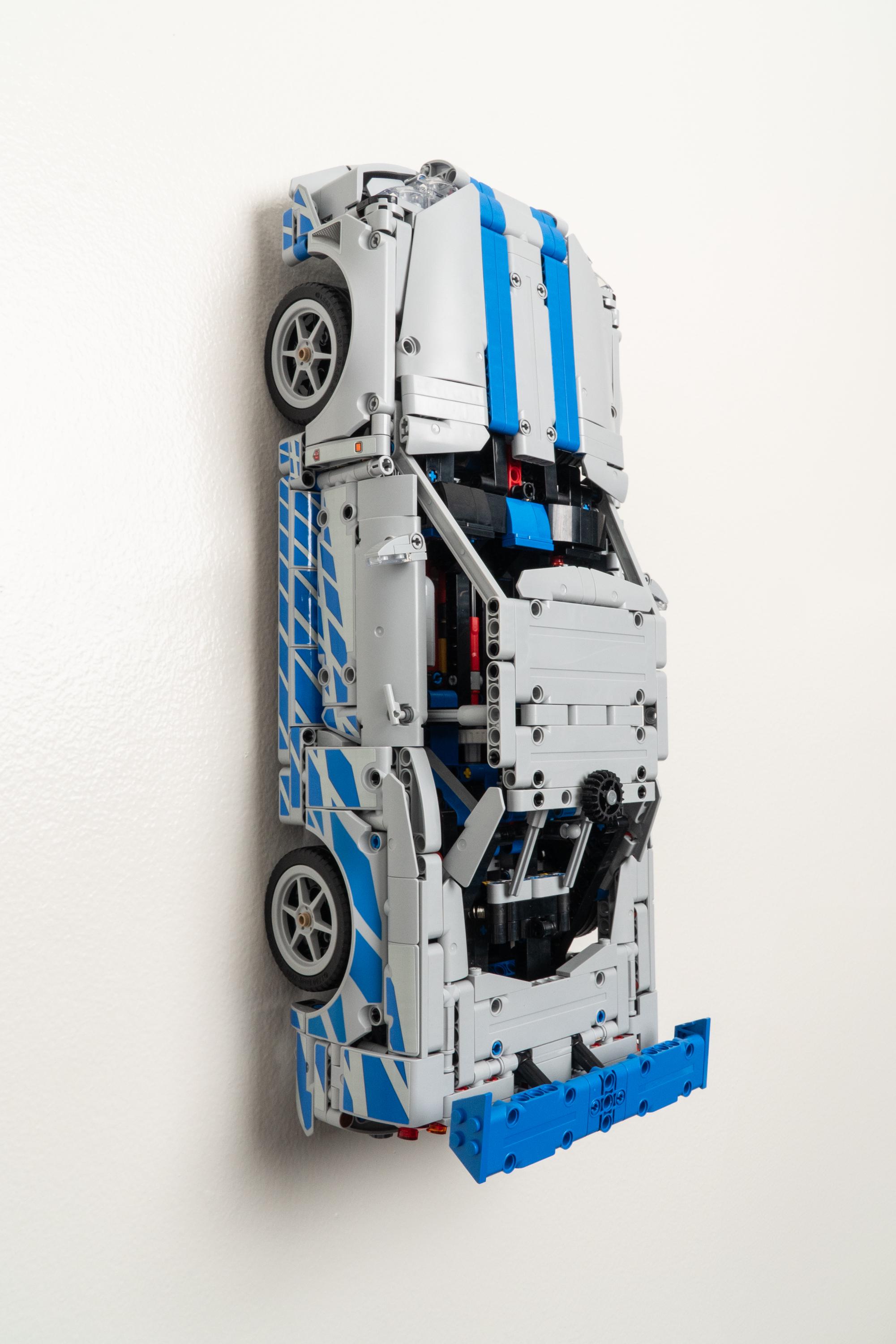 Vertical Wall Mount for LEGO 2 Fast 2 Furious Nissan Skyline GT-R
