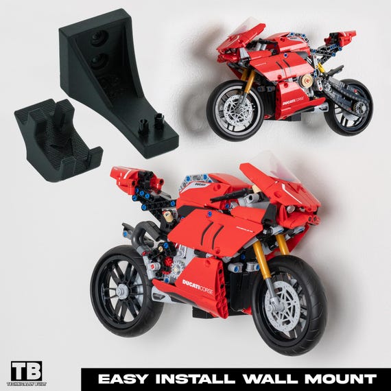 Wall Mount for LEGO Ducati Panigale V4 R-42107