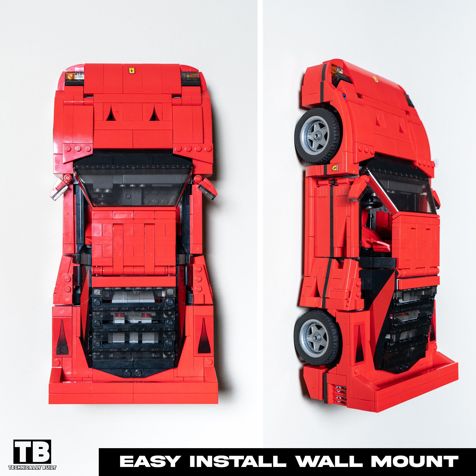 レゴ フェラーリ F40-10248用壁掛けマウント - Etsy 日本