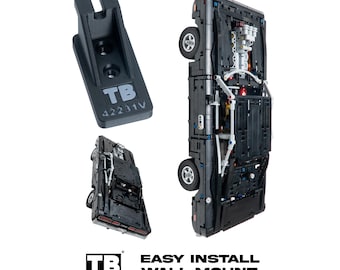 Vertical Wall Mount for LEGO Technic Fast and Furious Dodge Charger R/T Car-42231