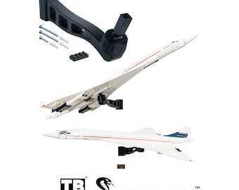 Cobra Arm Wall Mount Compatible With LEGO Icons Concorde 10318