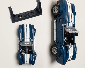 Vertical Wall Mount for LEGO Icons Shelby Cobra 427 S/C-10357