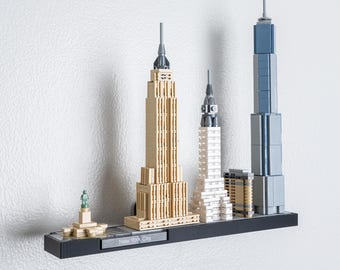 Soporte de pared para LEGO Architecture New York Skyline-75583