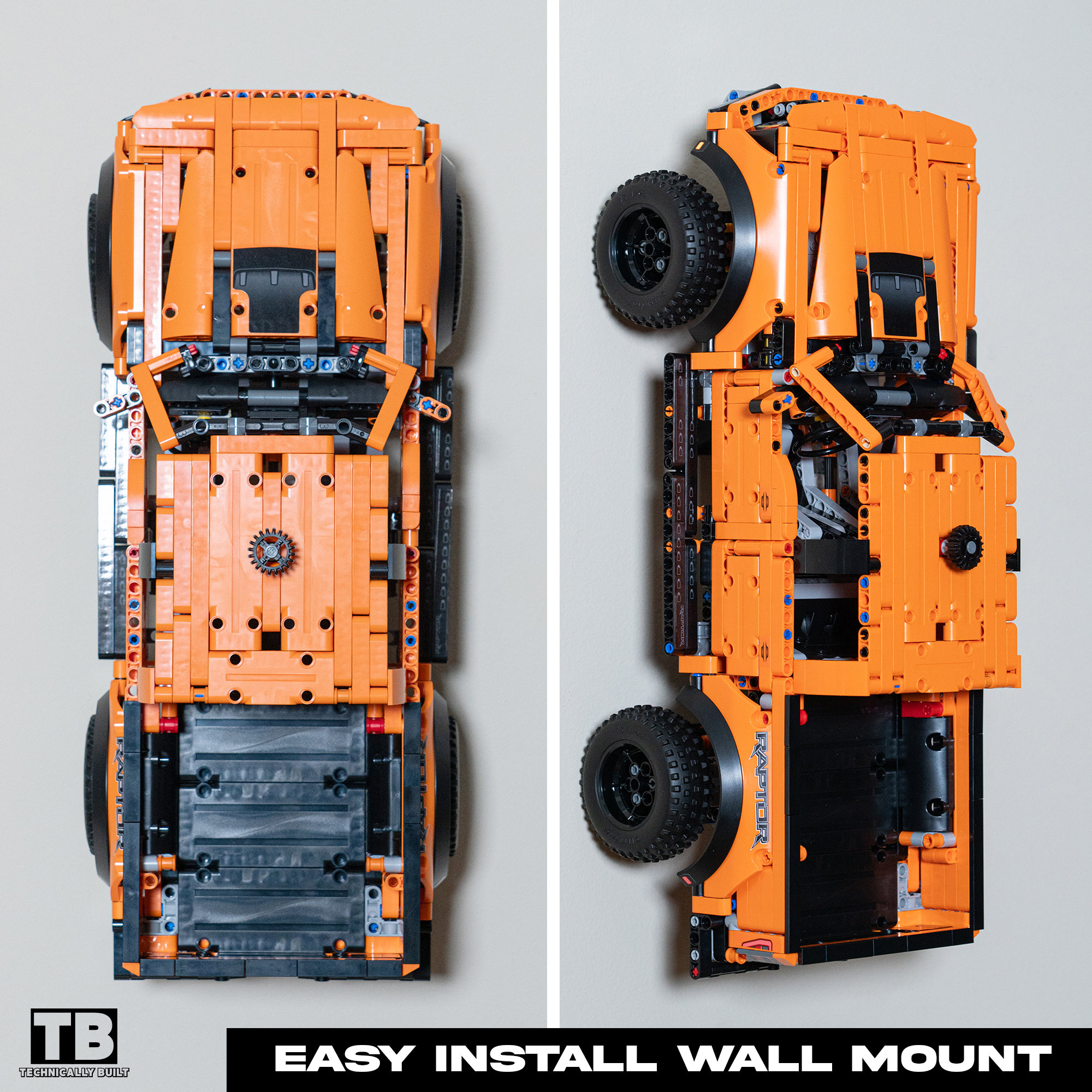 Lego Ford Raptor Wall Mount