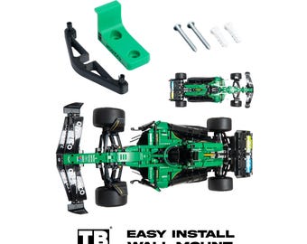 Horizontal Wall Mount for LEGO Technic Aston Martin Aramco AMR25 F1 Car-42240