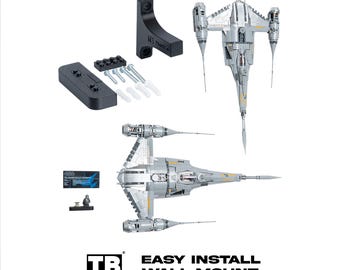 Vertical Wall Mount for LEGO The Mandalorian's N-1 Starfighter-75442