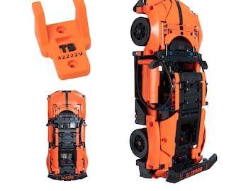 Vertical Wall Mount for LEGO Technic Bugatti Chiron Pur Sport Hypercar-42222