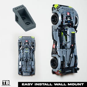Wall Mount for LEGO Technic PEUGEOT 9x8 - 42156