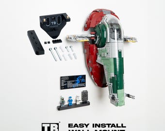 Vertical Wall Mount for LEGO Star Wars Boba Fett Slave 1-75060