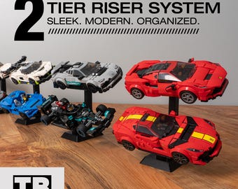 Expositor de 2 niveles para Lego Speed Champions