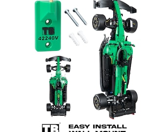 Vertical Wall Mount for LEGO Technic Aston Martin Aramco AMR25 F1 Car-42240