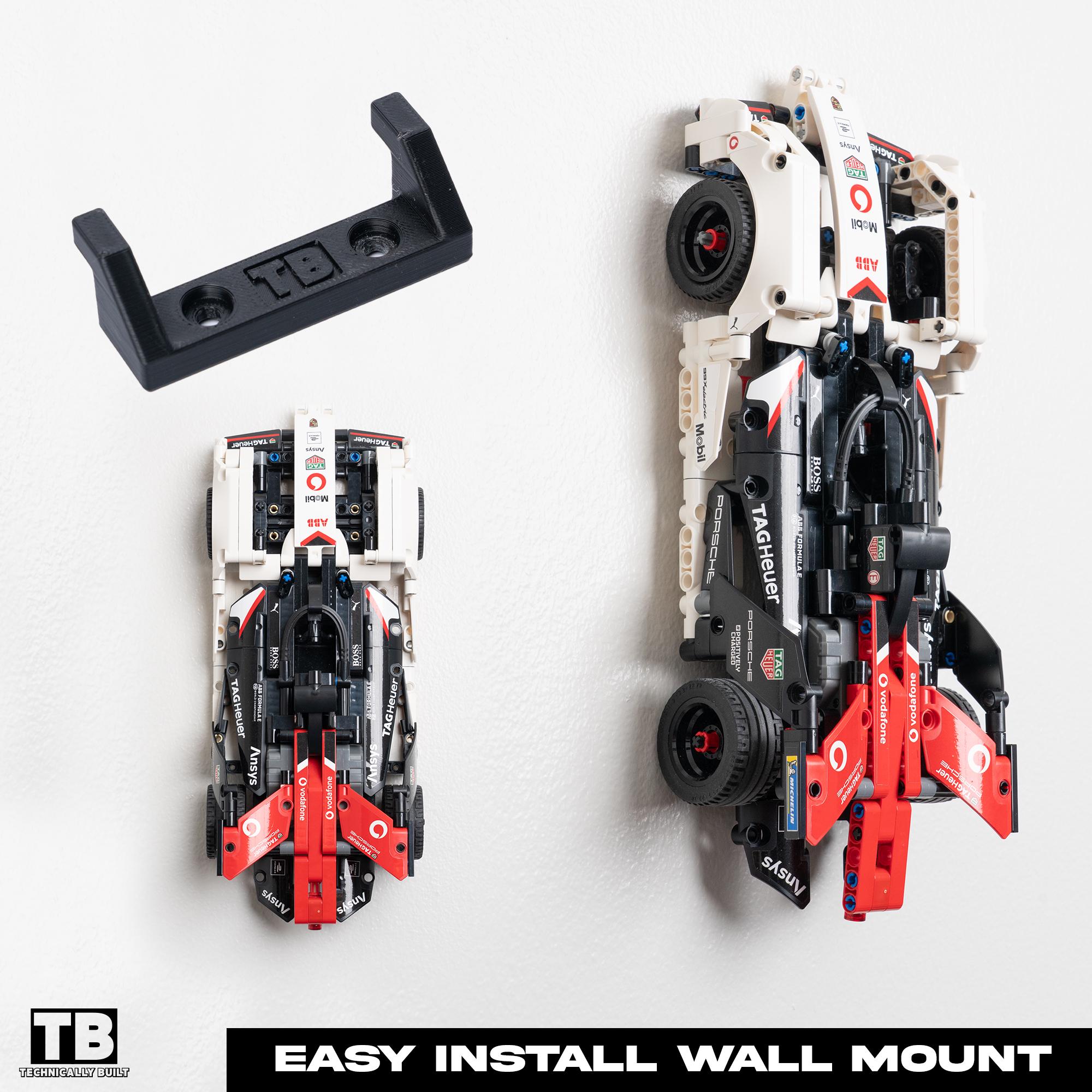 Wall Mount for LEGO Formula E Porsche 99X Electric - 42137