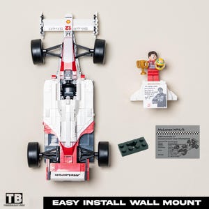 Wall Mount for LEGO Icons McLaren MP4/4 & Ayrton Senna - 10330