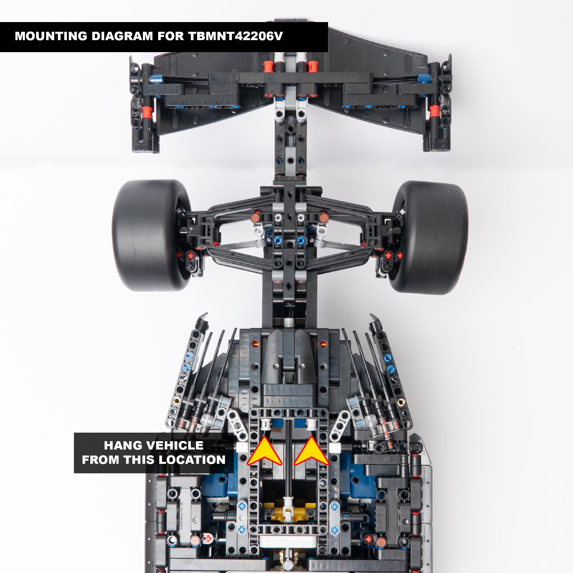 レゴ オラクル レッドブル レーシング RB20 F1 カー用垂直壁掛け