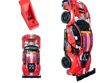 Support mural pour LEGO Ferrari 488 GTE-42125