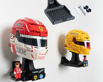 Wall Mounts for LEGO Editions F1 Racing Helmets
