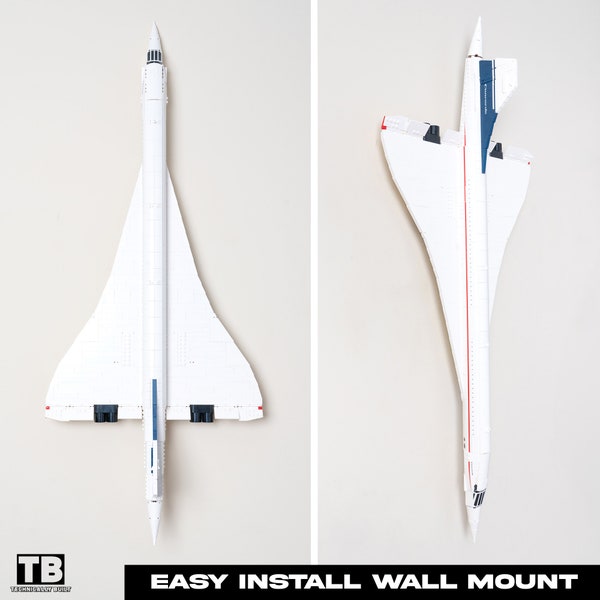 Wall Mount for LEGO Icons Concorde (10318)