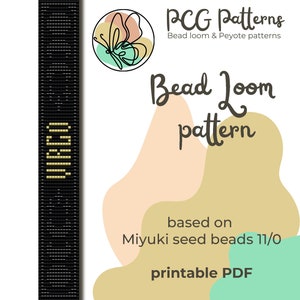 Virgo Zodiac Bead Loom Bracelet Pattern – Dark Moon (PDF Pattern)