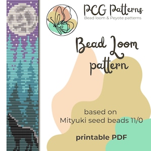 Song of the wolf bead loom pattern - bead loom bracelet pattern