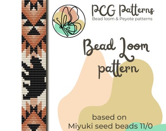 Bear Bead Loom Bracelet Pattern - Native Inspired Design (PDF Pattern)